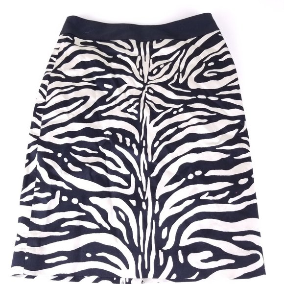 NWT The Limited Zebra Stripe Skirt Size 4 - Picture 1 of 4